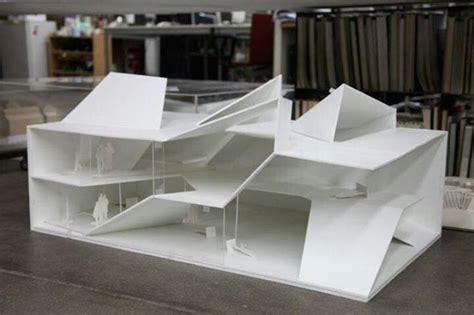 Model13 Folding Architecture Folding House Architecture Model Making