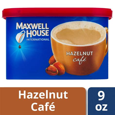 Maxwell House International Hazelnut Coffee 9 Oz WORLD SHIP MIX EXP 05