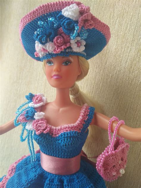 Нежность комплект одежды для куклы Барби вязанный купить на Ярмарке Мастеров i6f7fru