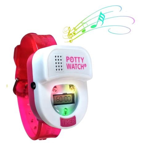Potty Time Watch Toddler Toilet Training Aid Timer Reminder Pink