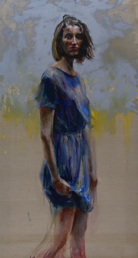 The Lady In Blue Painting At Explore Collection Of