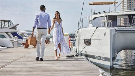 Take A Ride On A Luxury Catamaran In Baltimore With Four Seasons Tan