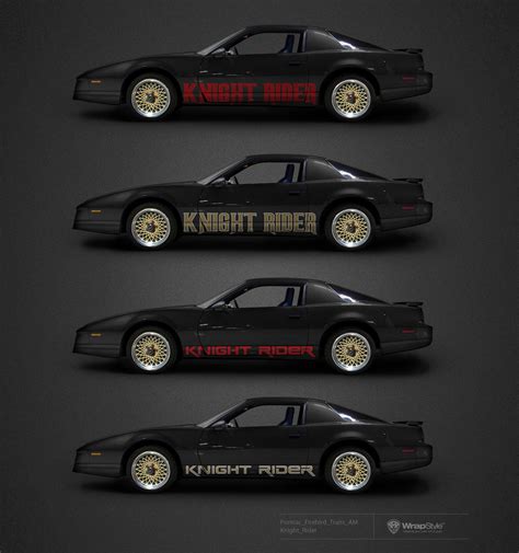 Pontiac Firebird Trans Am Knight Rider Wrapstyle