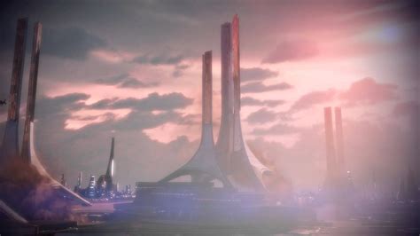 Mass Effect 3 Thessia Skyline Dreamscene Video Wallpaper Youtube
