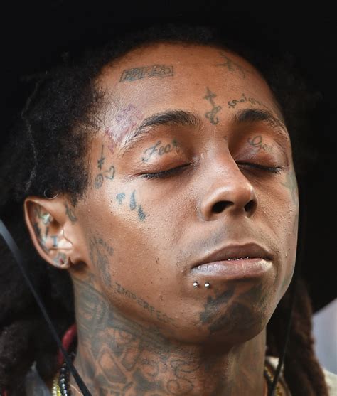 Lil Wayne Teardrop Tattoo 15 Bizarre Lil Waynes Tattoos And Their