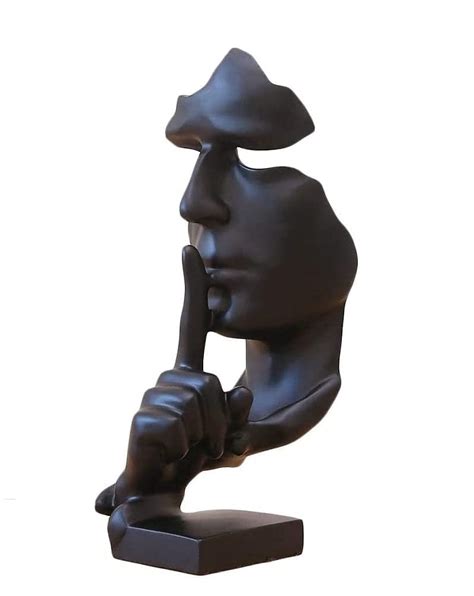 Buy Smrthmrt Modern And Simple Sculptures The Thinker Statuesilence Is