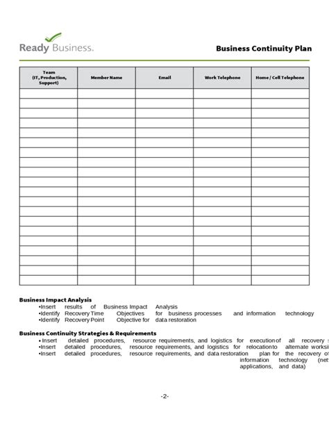 Get 27 26 Template Business Continuity Plan Example Pictures Cdr