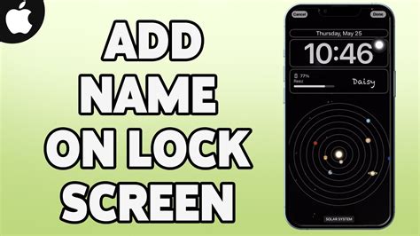 How To Add Name On Lock Screen In Iphone 2023 Put Your Name In Iphone