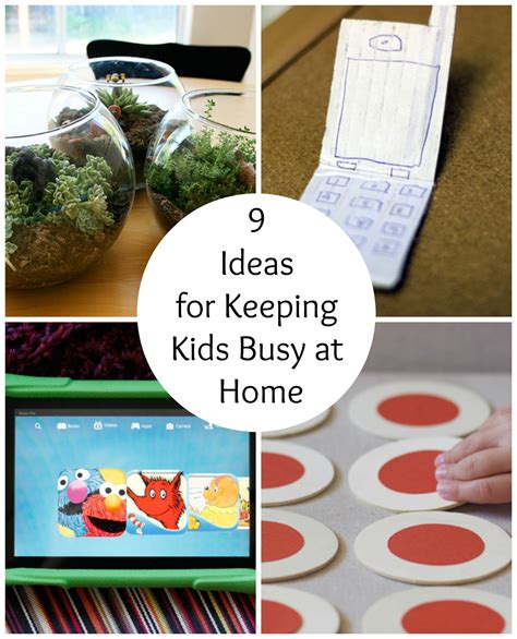 9 Ideas For Keeping Kids Busy At Home Make And Takes Business For