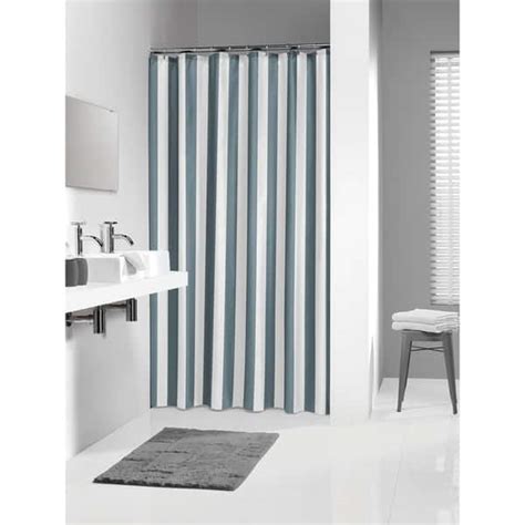 Sealskin Extra Long Shower Curtain 78 X 72 Inch Linje Gray On Sale