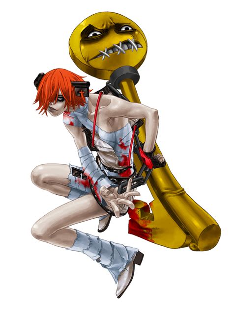 There are capitals, lower case, words and sentences. A.B.A. (Guilty Gear Isuka)