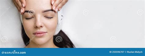 Professional Anti Aging Facial Massage Action Stock Image Image Of Massage Beautiful 255596707