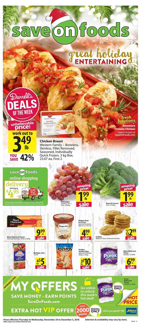 Save On Foods Bc Flyer November 29 To December 5 Canada
