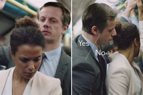 Video Shows Female Commuter Being Groped On Tube For Campaign Which Encourages Women To Report