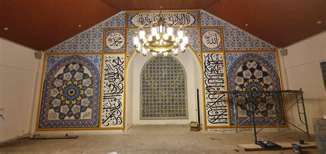 Gambar Ornamen Dinding Masjid Serat