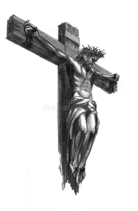 Jesus On The Cross Pencil Drawings