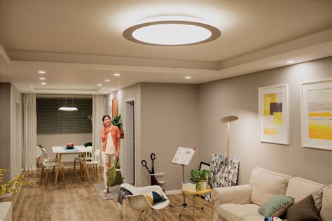 But in reality, there are so many other fun options for illuminating your space. Stylish Living Room Lighting Ideas - Meethue | Philips Hue