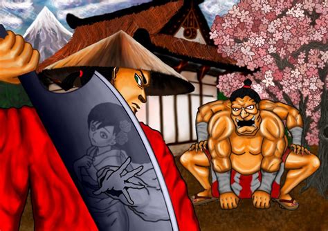 Samurai Vs Sumo Demon Zainspirowani Japonią