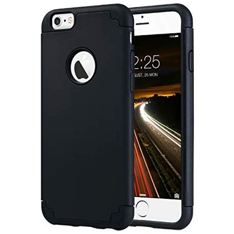 Ulak Iphone 6 Case Black Iphone 6s Case Slim Fit Dual L