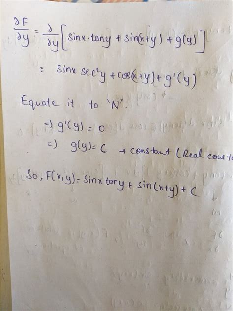how to solve this differential equation sin 2 x cos y dx cos 2 x dy 0 quora