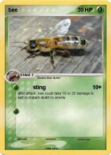 Pokémon Bee 177 177 Sting My Pokemon Card