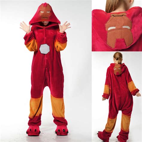 Iron Man Costumes Kigurumi Onesies Pajamas Adult Uk Pajamasbuy