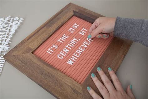 Woah You Have To See These Diy Custom Felt Letter Boards Diy Letter