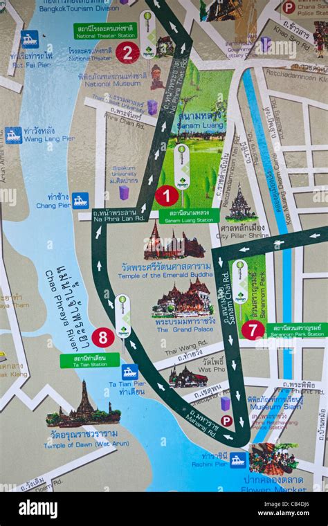 Bangkok Tourist Map