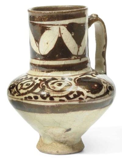 a fine and intact kashan lustre pottery jug central iran 12th 13th century christie s