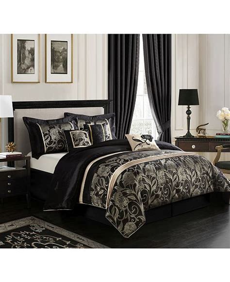 Black And Beige Comforter Sets
