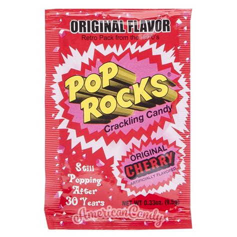 Pop Rocks Crackling Candy Cherry Americancandy Onlineshop