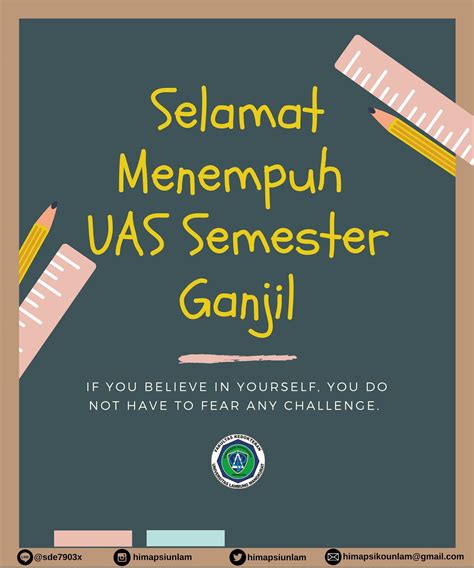 Nasihat pakar, artikel dan ujian pakar. SELAMAT UAS - Himpunan Mahasiswa Psikologi