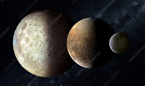 Dwarf Planets Eris Pluto Ceres Stock Image R4500361 Science