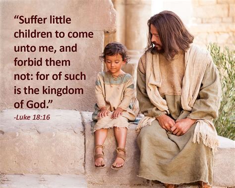 “jesus Said Suffer Little Children To Come Unto Me And Forbid Them
