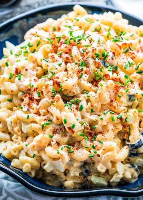 Report this album or account. This Deviled Egg Macaroni Salad tastes just like deviled ...