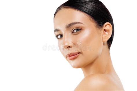 Beauty Woman Face Portrait Beautiful Spa Model Girl With Perfect