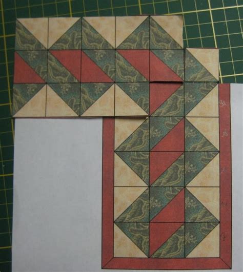 Maybe Vals Quilt An Interesting Border Design And Quite Simple To