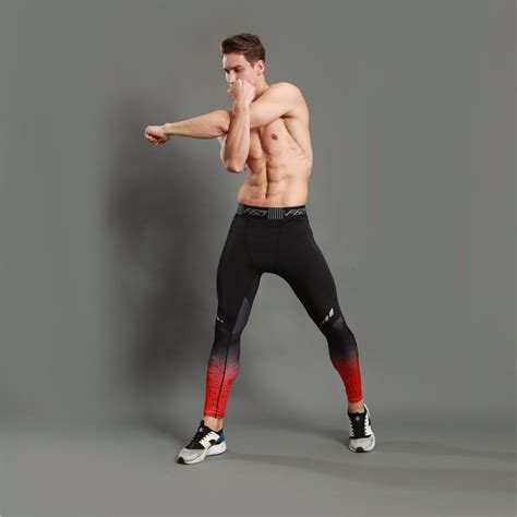 Mr International Gradient Printed Sports Mens Leggings