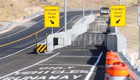 Udot Opens Runaway Truck Escape Ramp In Garden City Gephardt Daily