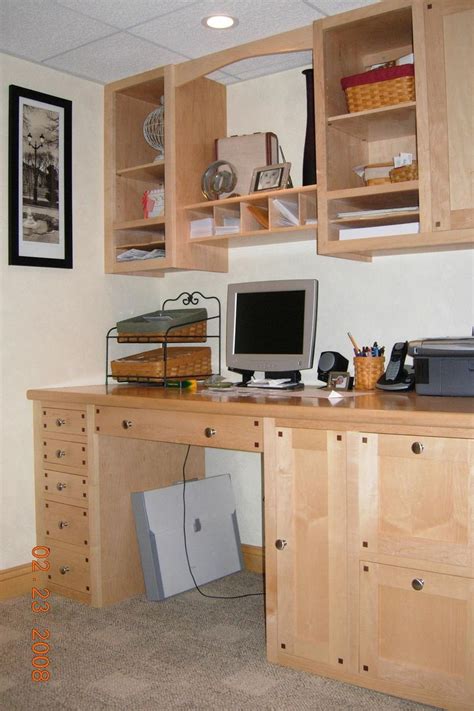 Custom Built In Computer Desk By Joeys Custom Woodworking