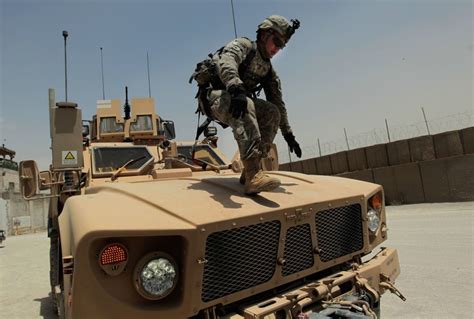 Afghanistan Seen Through A Humvee Window