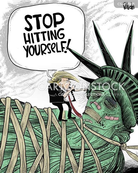 Statue Of Liberty News And Political Cartoons