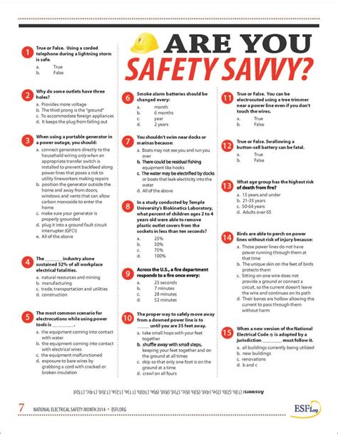 With all of the wildfires going on in california right now, fire prevention week and fire safety have really been on. Are you "Safety Savvy?" 2014 NESM Quiz - ESFi ...