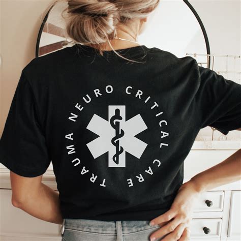 Trauma Neuro Critical Care Nurse Shirt Neuro Icu Nurse Tshirt Etsy