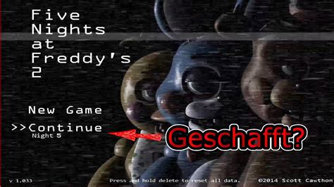 let´s play five nights at freddys 2 003 geschafft youtube