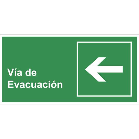 Vía De Evacuación Izquierda Senalstockcl
