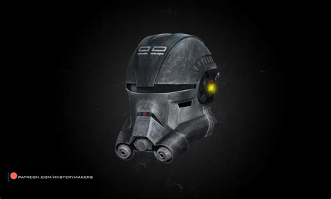 3d File Custom Trooper Helmet Inspired By Echo Helmet From Bad Batch・3d Printable Model To