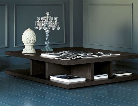 Brera Luxury Italian Coffee Table Shown In Ebony Wood This Luxury