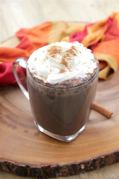 Pumpkin Hot Chocolate Eat Drink Love