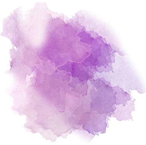 Transparent Purple Watercolor Png Transparent Background Watercolor